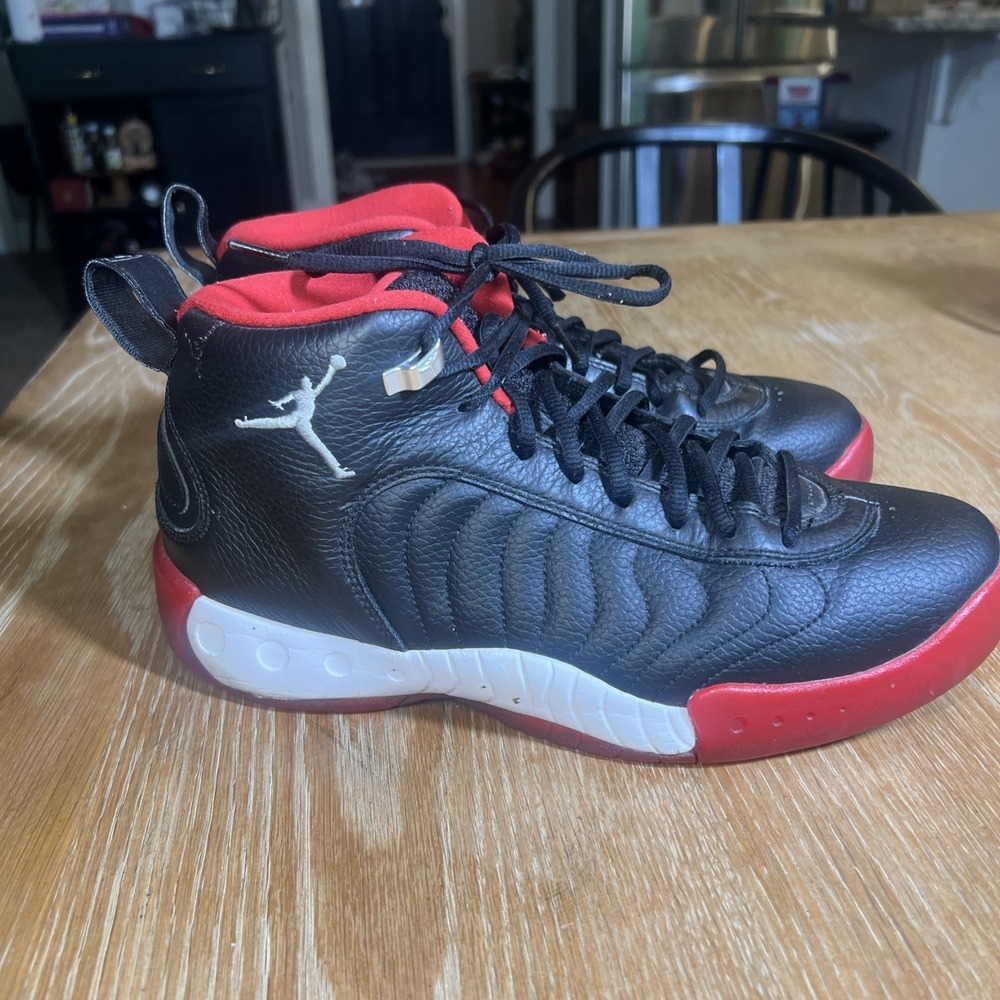 Jordan Jumpman Pro Shoes Mens 10.5 Black Red White Bred Chicago Bulls Basketball